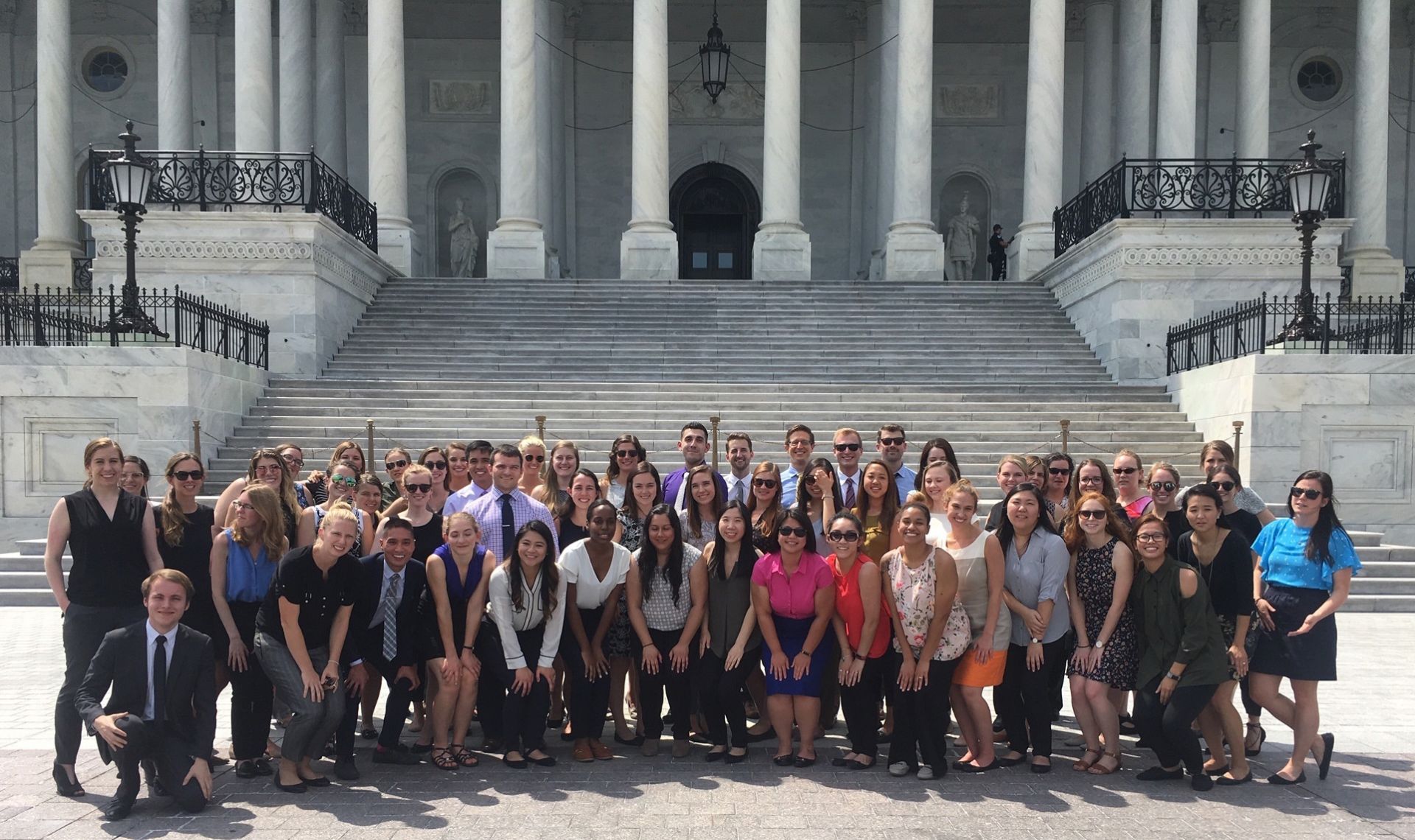 Students visiting Capitol Hill
